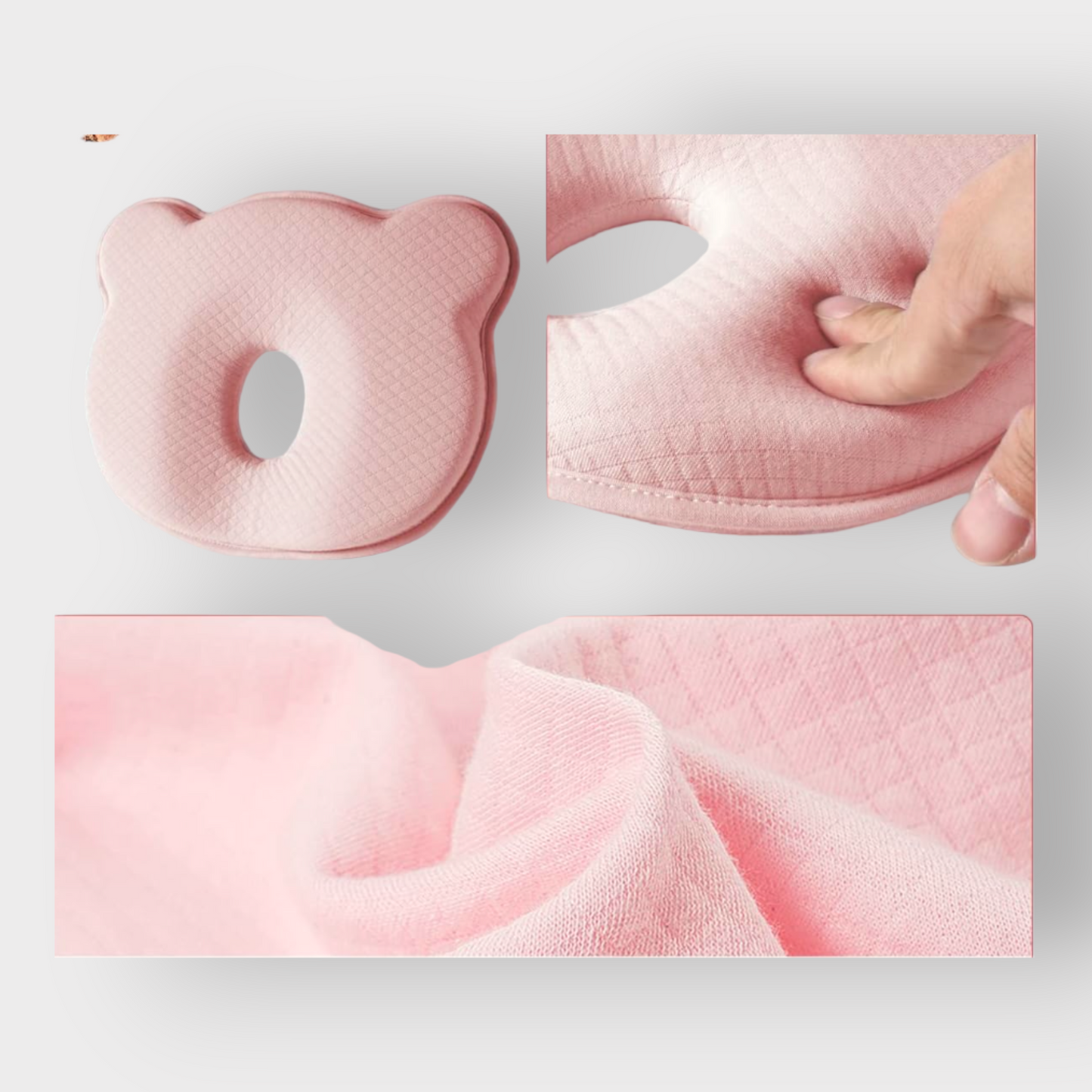 Almohada Memory Foam Rosa