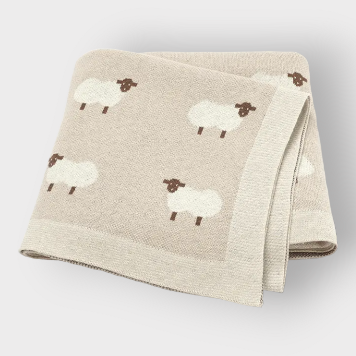 Cobija borrego Beige